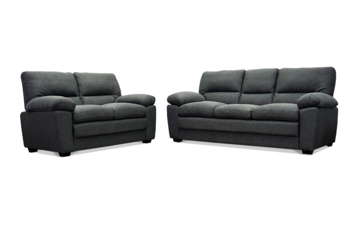 Sherry Sofa & Loveseat in DARK GRAY