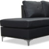 Manhattan Sectional in Black Closeup - 02