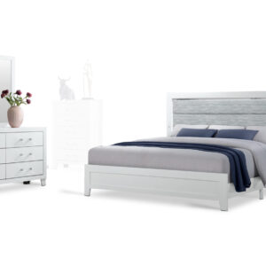 Luccia Bed, Dresser and Mirror