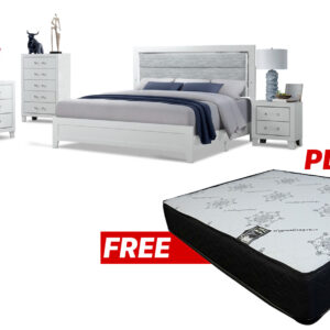 Luccia Bedroom Set with Mattress