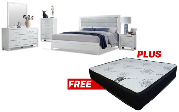 Luccia Bedroom Set with Mattress