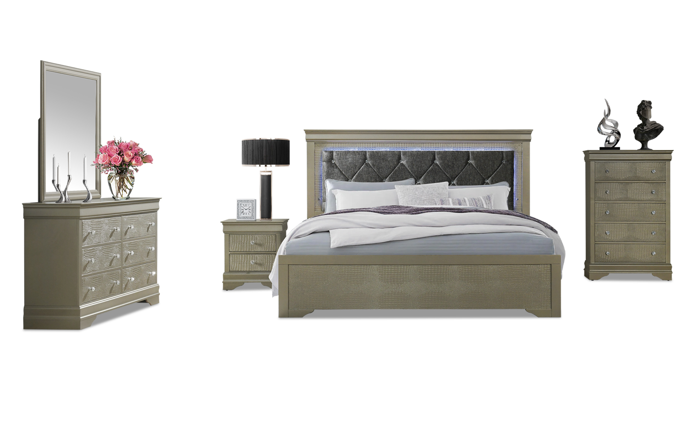 Pompei Queen Bedroom Set