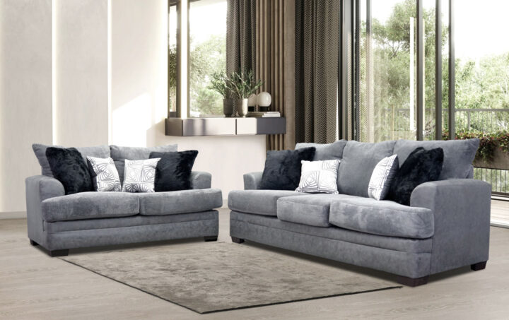 Akan Sofa and Loveseat Lifestyle