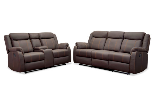 venus brown sofa and loveseat