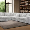 5PC Sectional W-Chaise