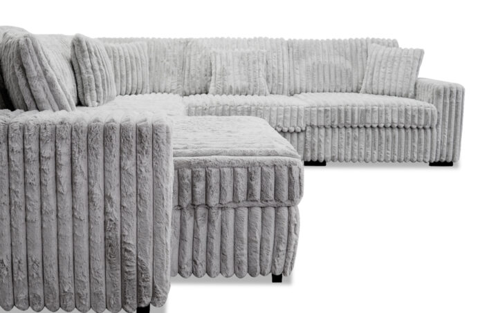 5PC Sectional W-Chaise