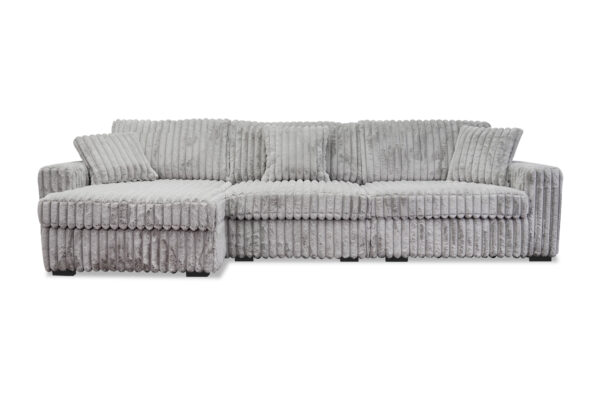 Monaco 3 PC Sectional in GRay