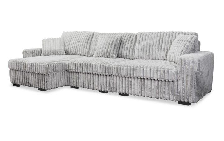 Monaco 3 PC Sectional in GRay