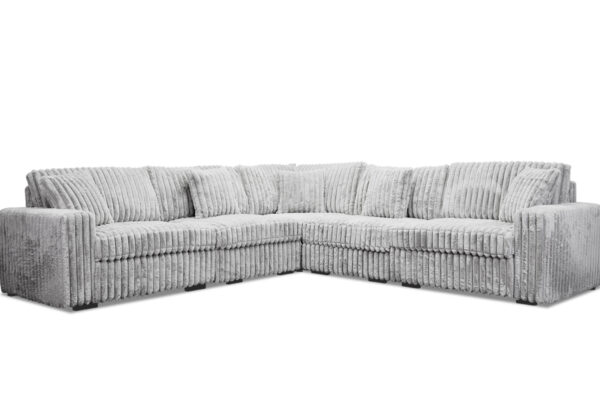 Monaco 5PC Sectional in Gray