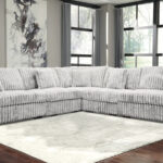 Monaco 5PC Sectional in Gray