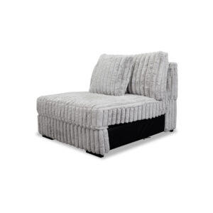 Monaco Armless Chair in Gray