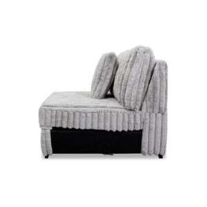 Monaco Armless Chair in Gray