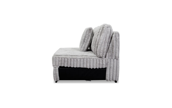 Monaco Armless Chair in Gray