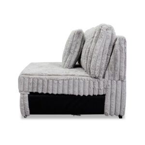 Monaco Power Armless chair in Gray