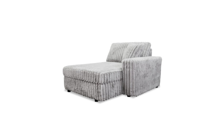 Monaco Small Chaise in Gray