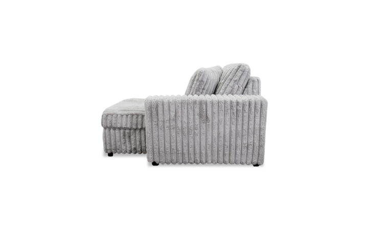 Monaco Small Chaise in Gray