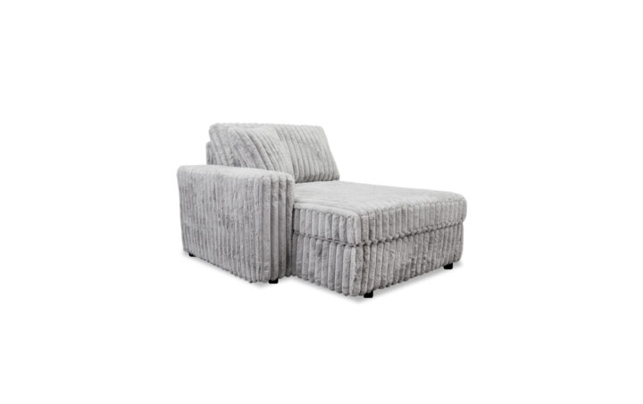 Monaco Small Chaise in Gray