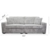 Monaco Sofa in Gray