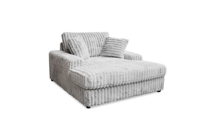 Monaco Chaise with Two Arm in Gray