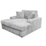 Monaco Chaise with Two Arm in Gray