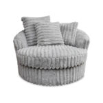 Monaco Swivel Chair in Gray