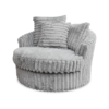 Monaco Swivel Chair in Gray