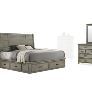 Sullivan Bed, Dresser and Mirror - 01