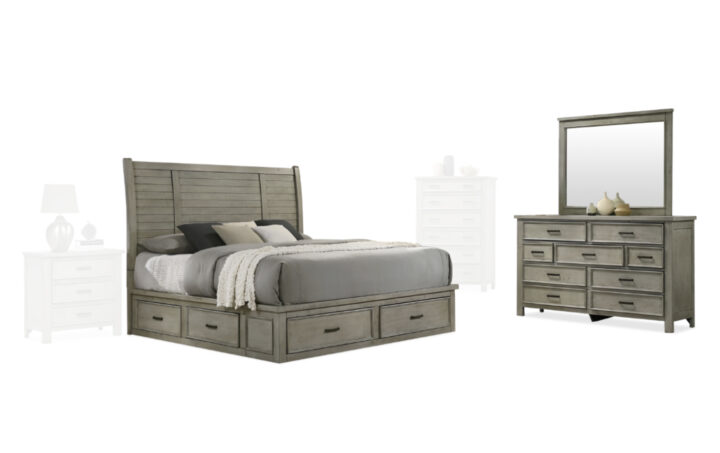 Sullivan Bed, Dresser and Mirror - 01