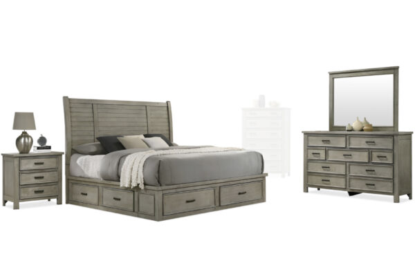 Sullivan Bed, Dresser, Mirror and Nightstand - 01