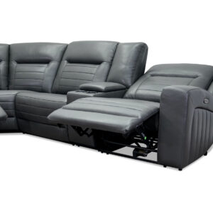 Chesapeake 6PC Power Sectional Dark Gray - 03