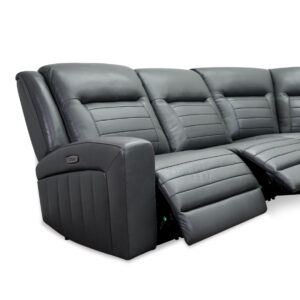 Chesapeake 6PC Power Sectional Dark Gray - 02