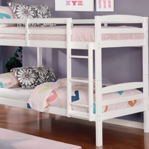 Grace Twin over Twin Bunk Bed in White Lifestyle