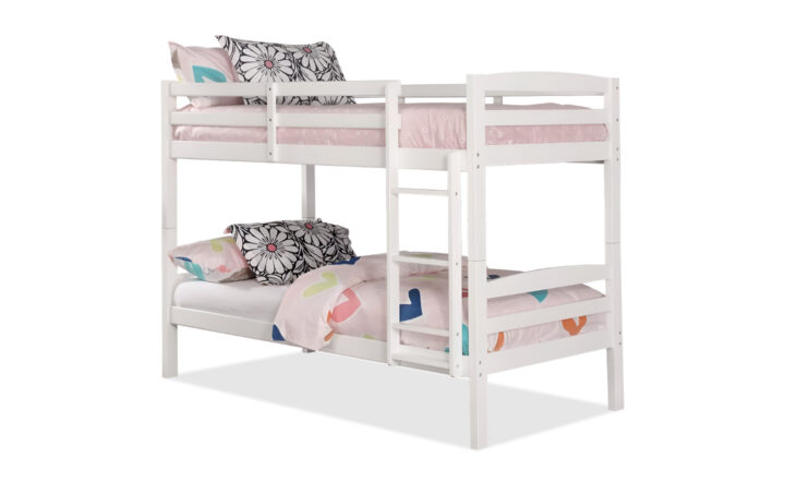 Grace Twin over Twin Bunk Bed in White - 01