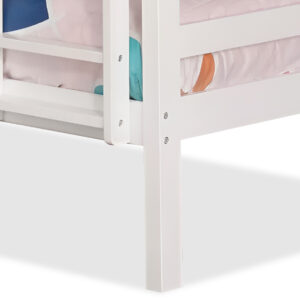 Grace Twin over Twin Bunk Bed in White - 03