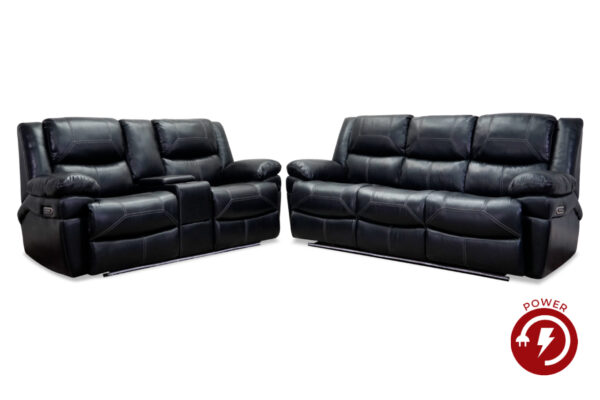 Rozole Power Reclining Sofa and Loveseat - 01