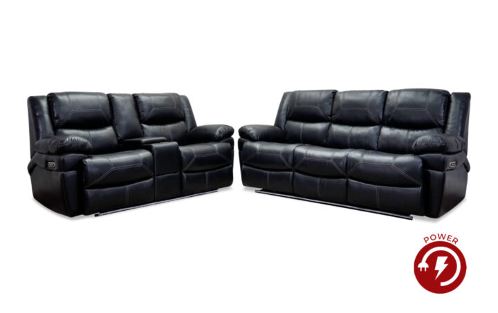 Rozole Power Reclining Sofa and Loveseat - 01