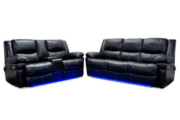 Rozole Power Reclining Sofa and Loveseat - 01