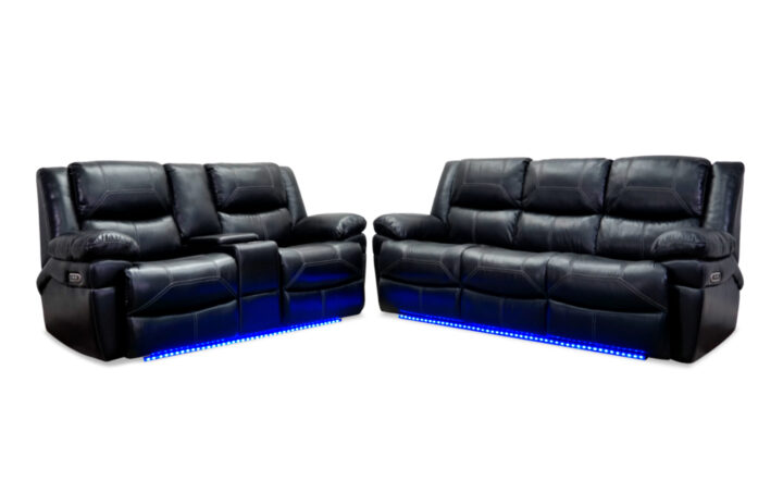 Rozole Power Reclining Sofa and Loveseat - 02