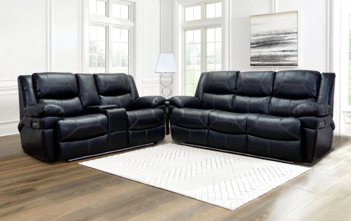 Rozole Power Reclining Sofa and Loveseat Lifestyle