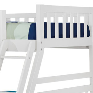 Sam TwinFull Bunk Bed in White - 03