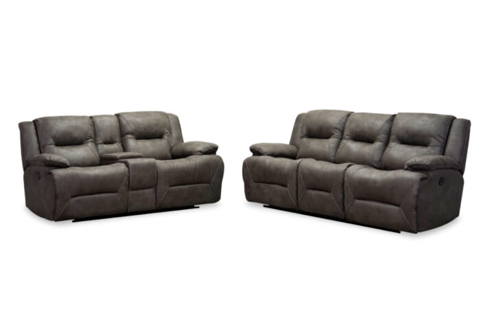 Indus Power Reclining Sofa and Loveseat - 01