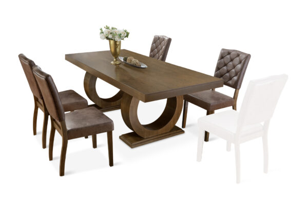 BOLIVIA DINING table and 4 chair