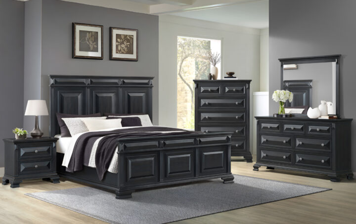 BRIDGESTONE BEDROOM SET IN BLACK life