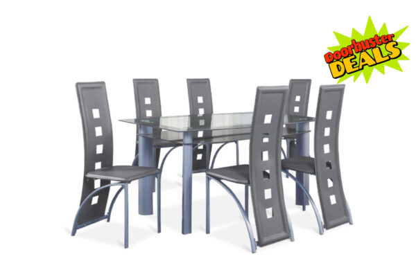 Valencia Dining Room Set in Charcoal