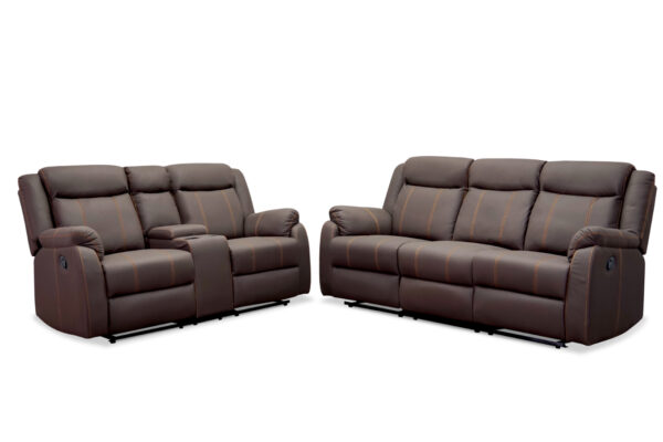 venus Brown Sofa And Loveseat