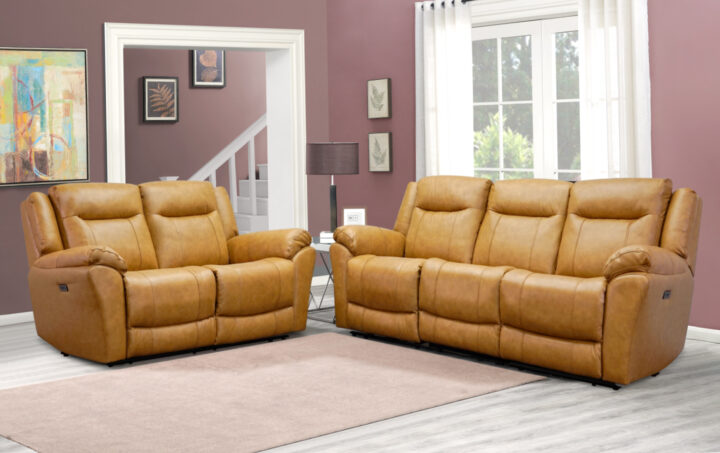 Madrid Genuine Leather, power reclining Set life