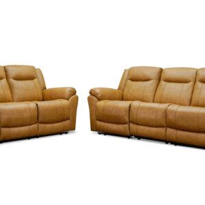 Madrid Genuine sofa and loveseat