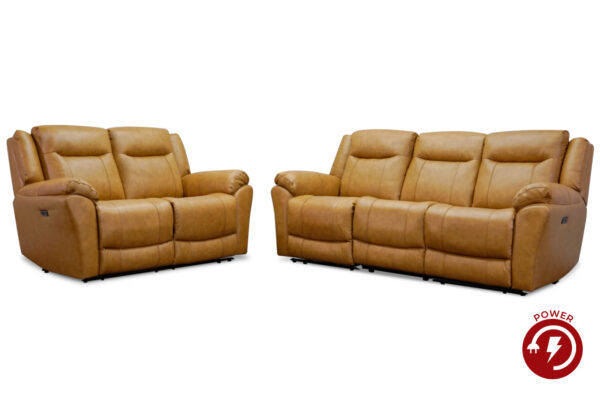 Madrid Genuine sofa and loveseat