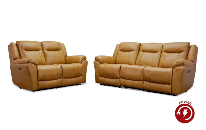 Madrid Genuine sofa and loveseat