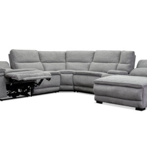 Stanley 6 Pcs Power Sectional in Grey 04